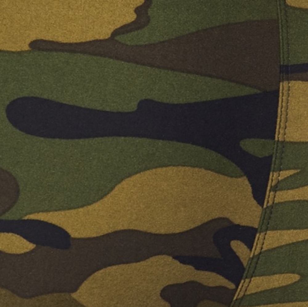 Leggings High Waist Camo Camouflage Army Print OS - Picture 4 of 7